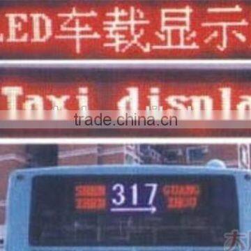3g taxi led display/taxi top led display/led screen display
