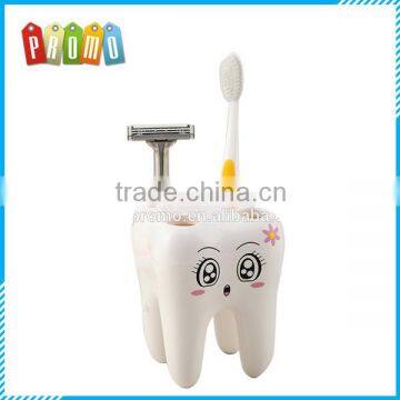 4 Hole Stand Cartoon Toothbrush Holder for Bathroom