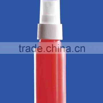 30 ml red color HDPE plastic bottles,fine mist sprayer, cosmetic spray YY510-30