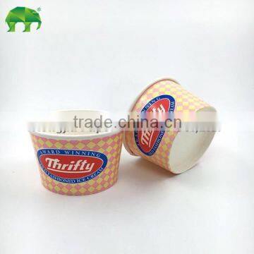 32oz Custom logo printed disposable kraft paper soup bowl