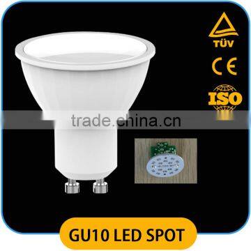 new arrival competitive led spot light 5W stable lumen 360lm,IC driver,90-265v bivolt,CE ROHS,ERP,AL+PBT ,gu10 ,led light