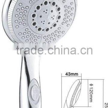 chrome shower head