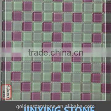 crystal glass mosaic tiles for kitchen decoration