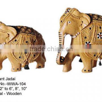 Wooden-elephant statue/carved wooden elephant statue/antique wooden statue