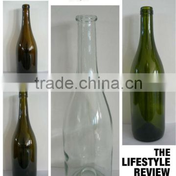 wholesale for glass jar, 750ml glass bottle, flint wine bottle, empty glass bottle,glass canning jars 750ml