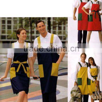 HOT saleing housekeeping apron (100%cotton)