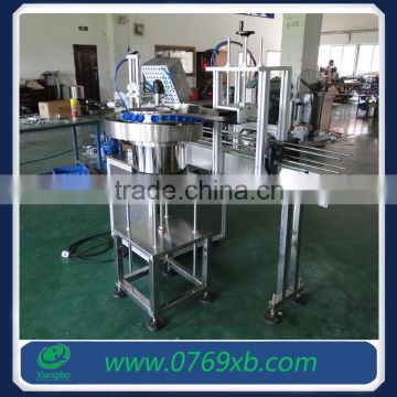 Capping machine with bottle cap sorter machine