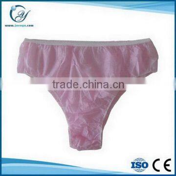 disposable nonwoven girls pink panties