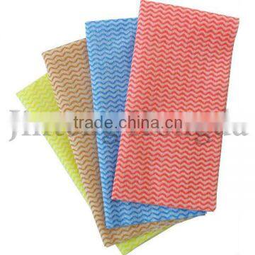 High Quality Microfiber Glass Cleaning Cloth/cleaning Product/spunlace Nonwoven Cleaning Wipes photo-2