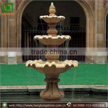 Big garden white marble natural stone fountains