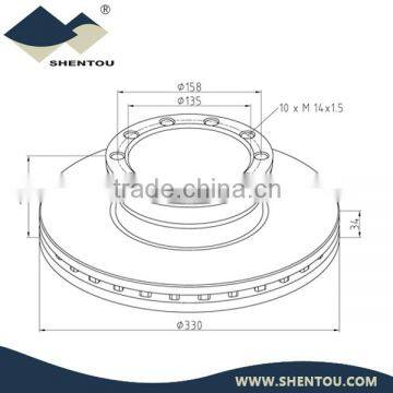 Man Brake Disc 81.50803.0026