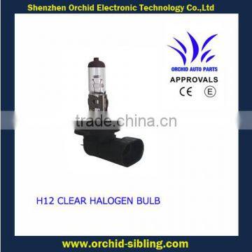 H12 12v55w clear auto halogen lamps