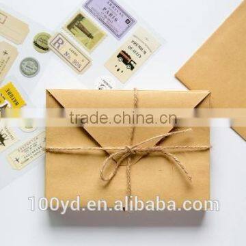 Chinese Imports Wholesale Brown Kraft Envelope String Tie Envelope