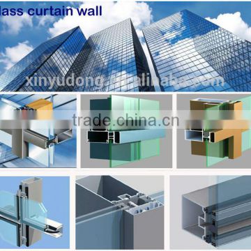 aluminium extrusion profile for curtain walls