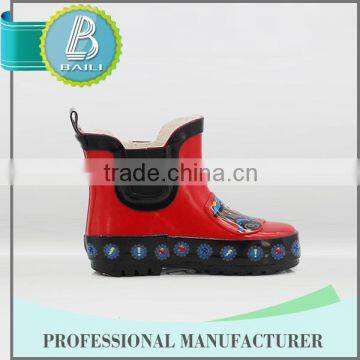 New Products Cheap Environmental rubber rain boots removable lining