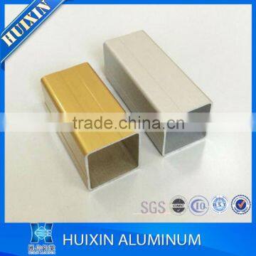 Mill finished/powder coated aluminium tube rectangular aluminum profiles
