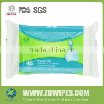 45CT OEM Custom Personal Wet Tissue for Women