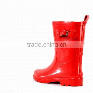 China red rain rubber boot stock lot shoes for sale