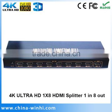 Support 1080P 1 to 8 change 4K splitter converter