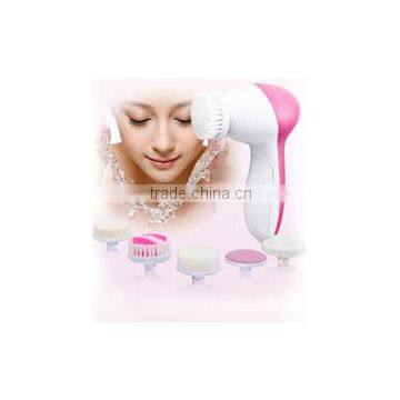 multifunction 5 revolve head Exfoliation Massager Facial Skin Cleansing Brush