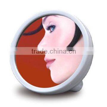 Digital LED Beauty Mirror Alarm Clock Time Display photo-3