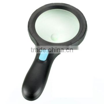 Kawachi 1.8X,5X 138mm Lens Handheld Big Magnifying Glass with LED Lights Glass Magnifier for Reading