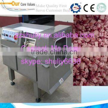 Stainless Steel Frozen Chicken Meat Dicing Machine Meat Strip Cutting Machine