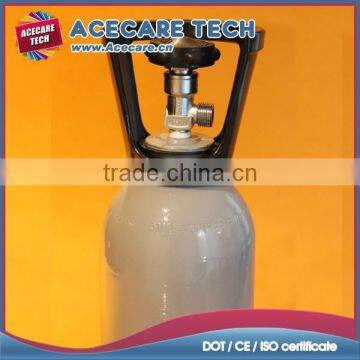 Grey Color, High Pressure Aluminum CO2 Gas Tank, 4L-15MPa CO2 Gas Cylinder, Aluminum Tank photo-2