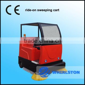 whirlston outdoor industrial road sweeper