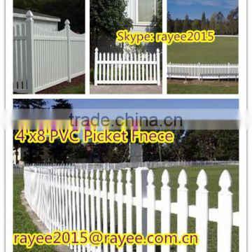 pvc vinyl fence panels,picket fence panels, cheap yard fencing/blanco cerca de vinilo,de carbone fatbike