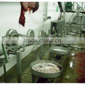 Pig Abattoir White Viscera Ground Type Automatic Conveying System For Food Processer photo-5