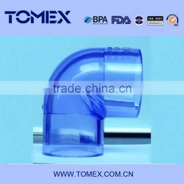 UPVC Elbow Transparent Reducing Coupling Fittings On Sale