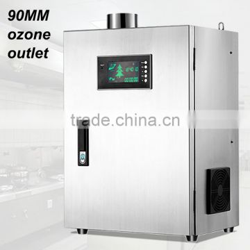 Exhaust duct air ozone generator