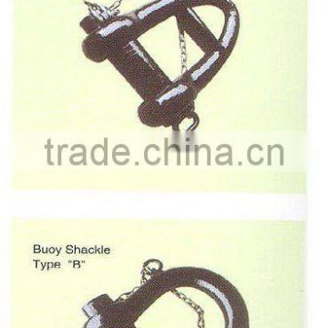 Black painted Buoy Shackle