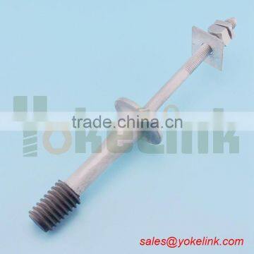Spindle Insulator / Crossarm Pin / Steel Foot for Transmission Line Fittings photo-2