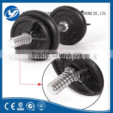 Pair Of Weight Bars Spring Collar Clips For Dumbbell Barbell Clamp Bar