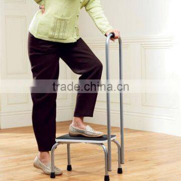 Step Stool With Hand Rail