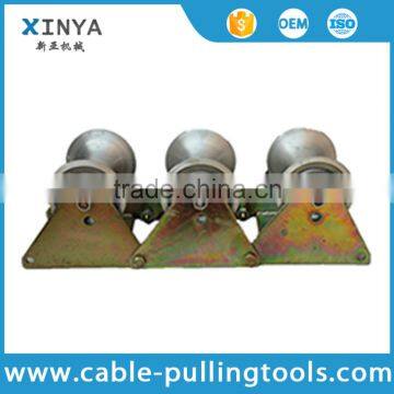 Three-wheel Cable Pulley Wheels, Cable Roller photo-2