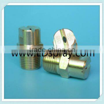 Common metal brass flat fan spray jet water nozzles