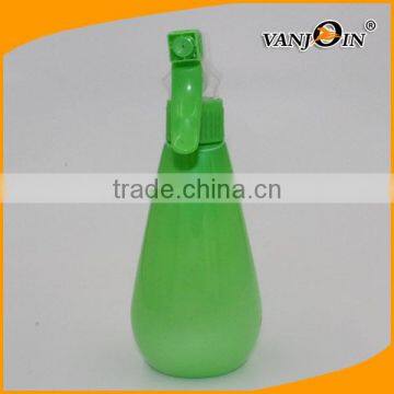 250ml 8oz Green Teardrop Shaped Plastic Hair Spray Trigger Mist Bottle Wholesale photo-2