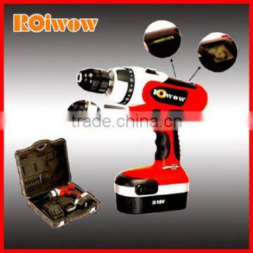 18V cordless drill with LED working light