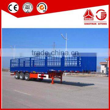 3 Axle Livestock / Cow / Cattle Transport Gooseneck Fence Semi Trailer photo-6