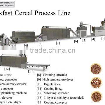 Cereal Breakfast Puffed Corn Flakes Snack Making Machine (SLG) photo-6