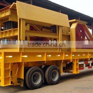 Industrial hot sale to India mobile crushing and screening plant of China