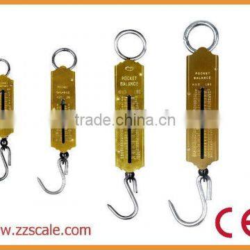12KG-150KG Spring pocket scale,balance hanging produce scale