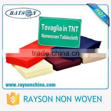 Soft Feeling PP Woven Geotextile Heat Resistant Round Cover Table photo-3