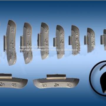 Zinc Clip-on Balance Weight for Steel Wheel (model A)