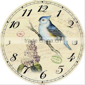 Pastoralism Wall Watch With Colorful Printing photo-2