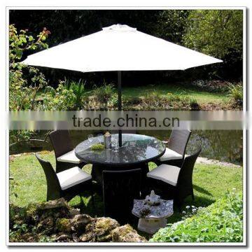 Audu Patio Outdoor Table With Umbrella Hole