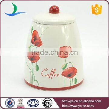 Wholesale Ceramic Tea Sugar And Coffee Canister Food Jar photo-4